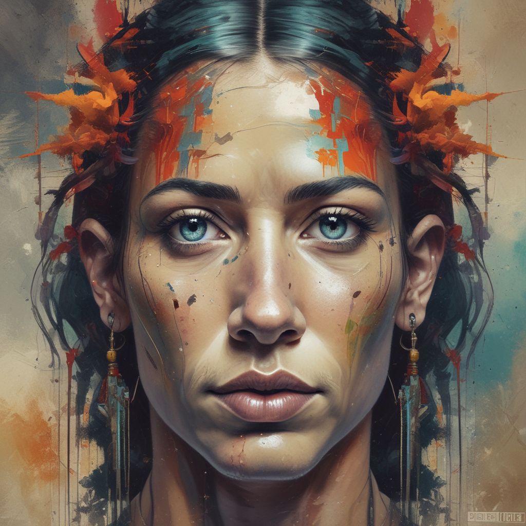 Abstract colorful art