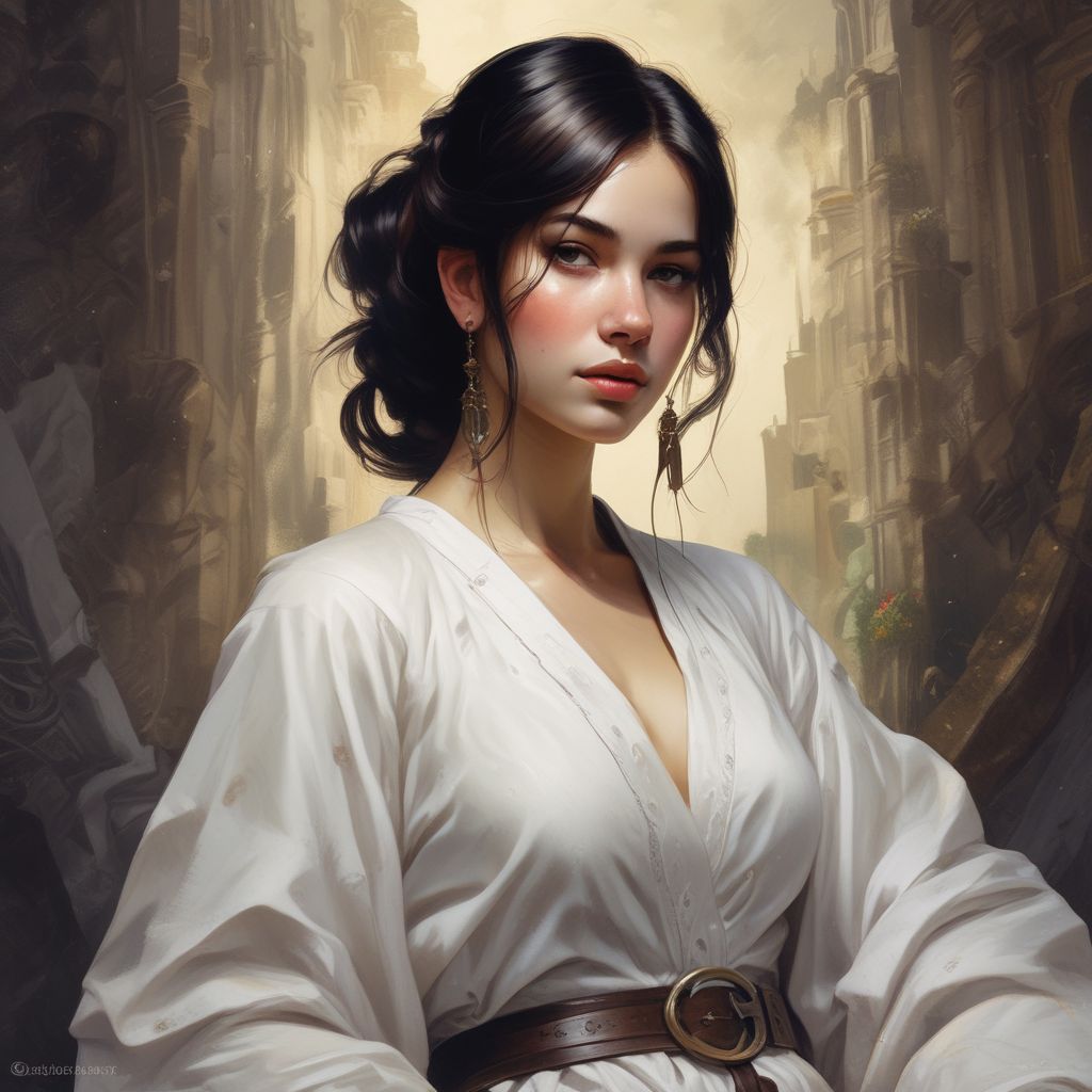 Cyberpunk style portrait